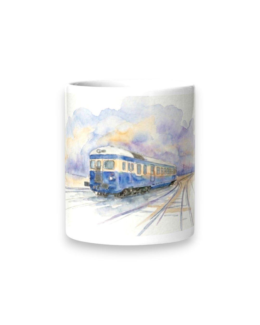 "5046" Aquarell Tasse Bahn im Film X Trainimals