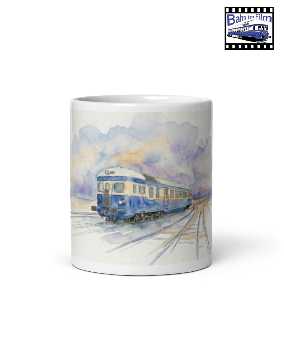 "5046" Aquarell Tasse Bahn im Film X Trainimals