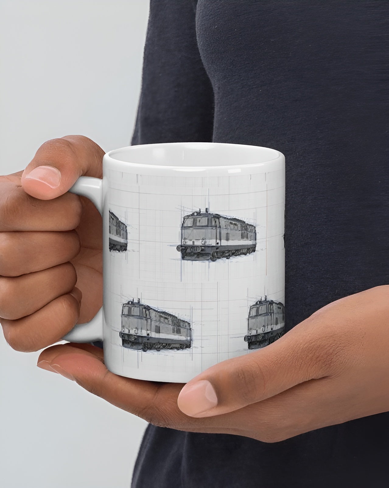 “Dieselbock” Line-Art Tasse