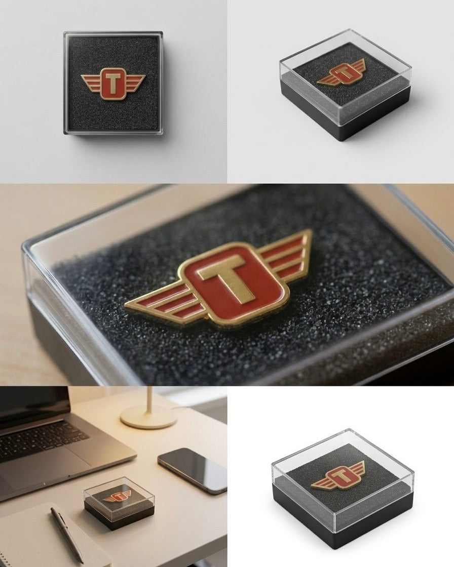 “Flügel T” Ansteck Pin