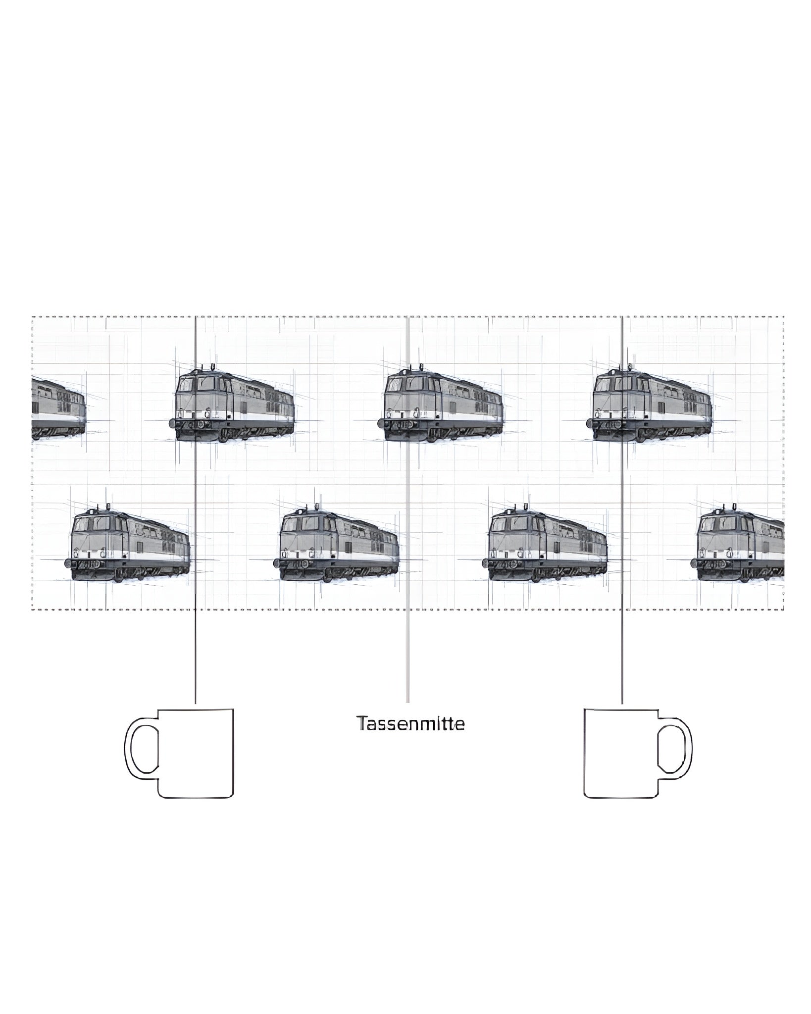 “Dieselbock” Line-Art Tasse
