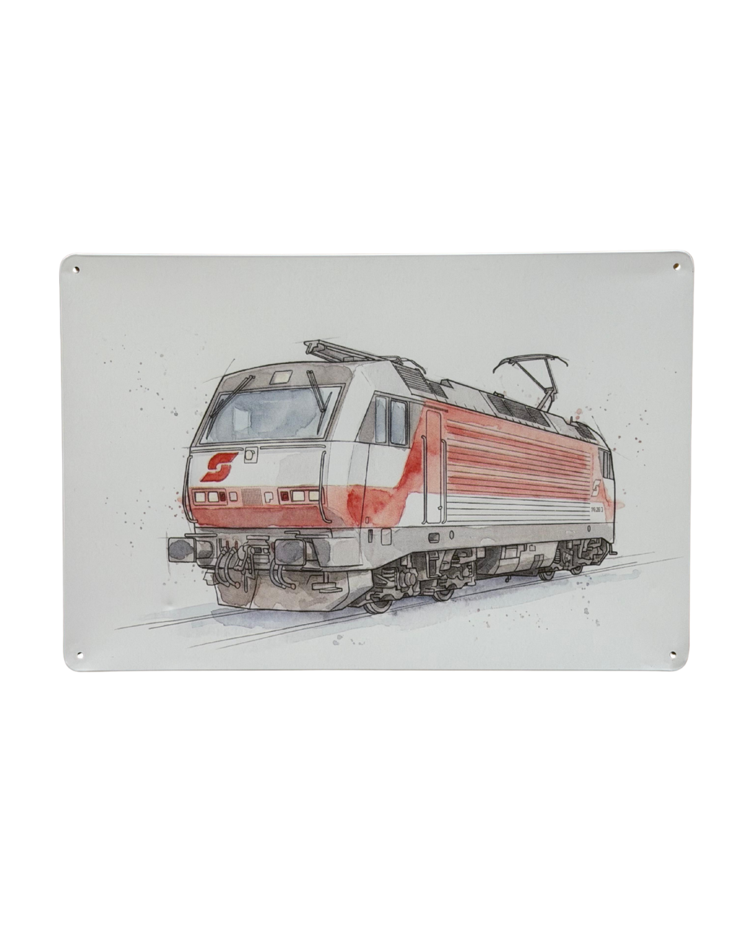 "Vierzehner" Blech-Tafel