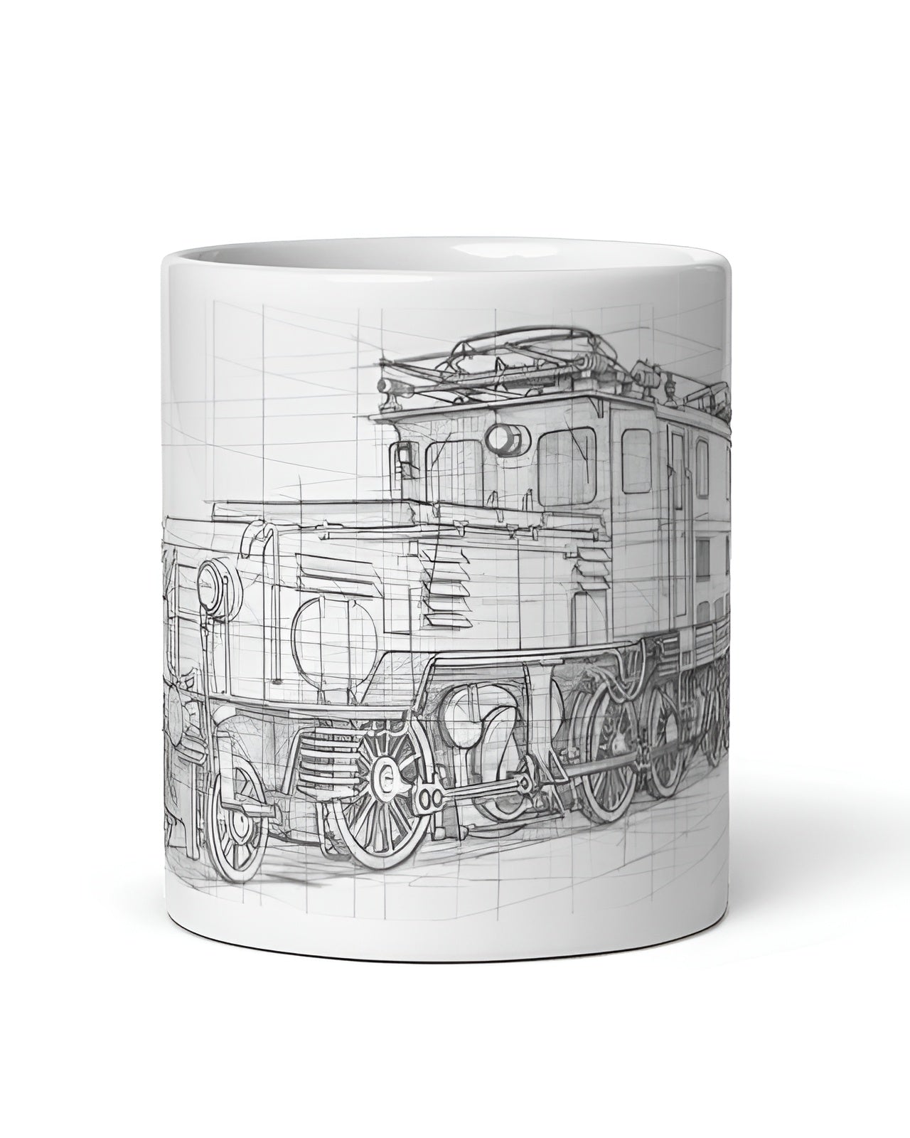 “Krokodil” Line-Art Tasse