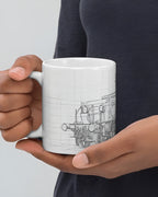 “Krokodil” Line-Art Tasse