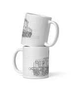“Krokodil” Line-Art Tasse