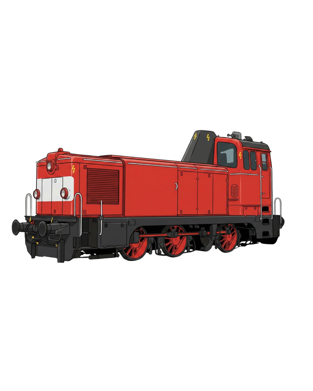 “Verschubdiesel” Acryl Magnet