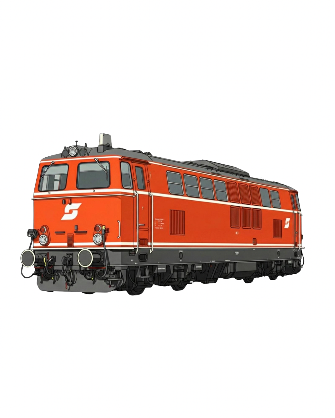 “Dieselbock” Acryl Magnet