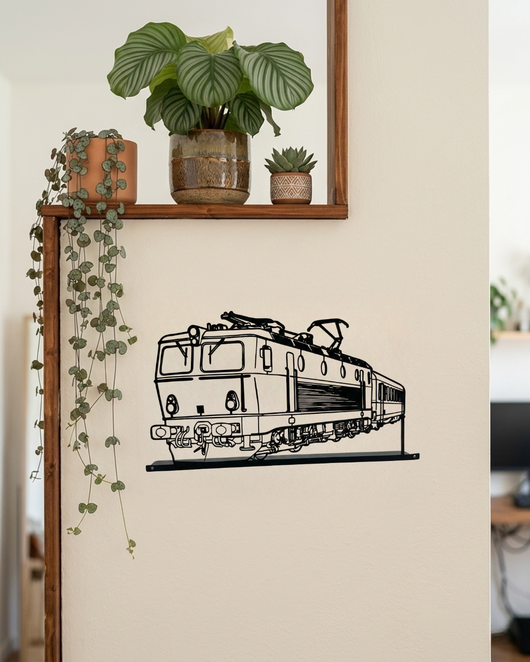 „Alpenstaubsauger“ Metall-Wandbild (30 cm)