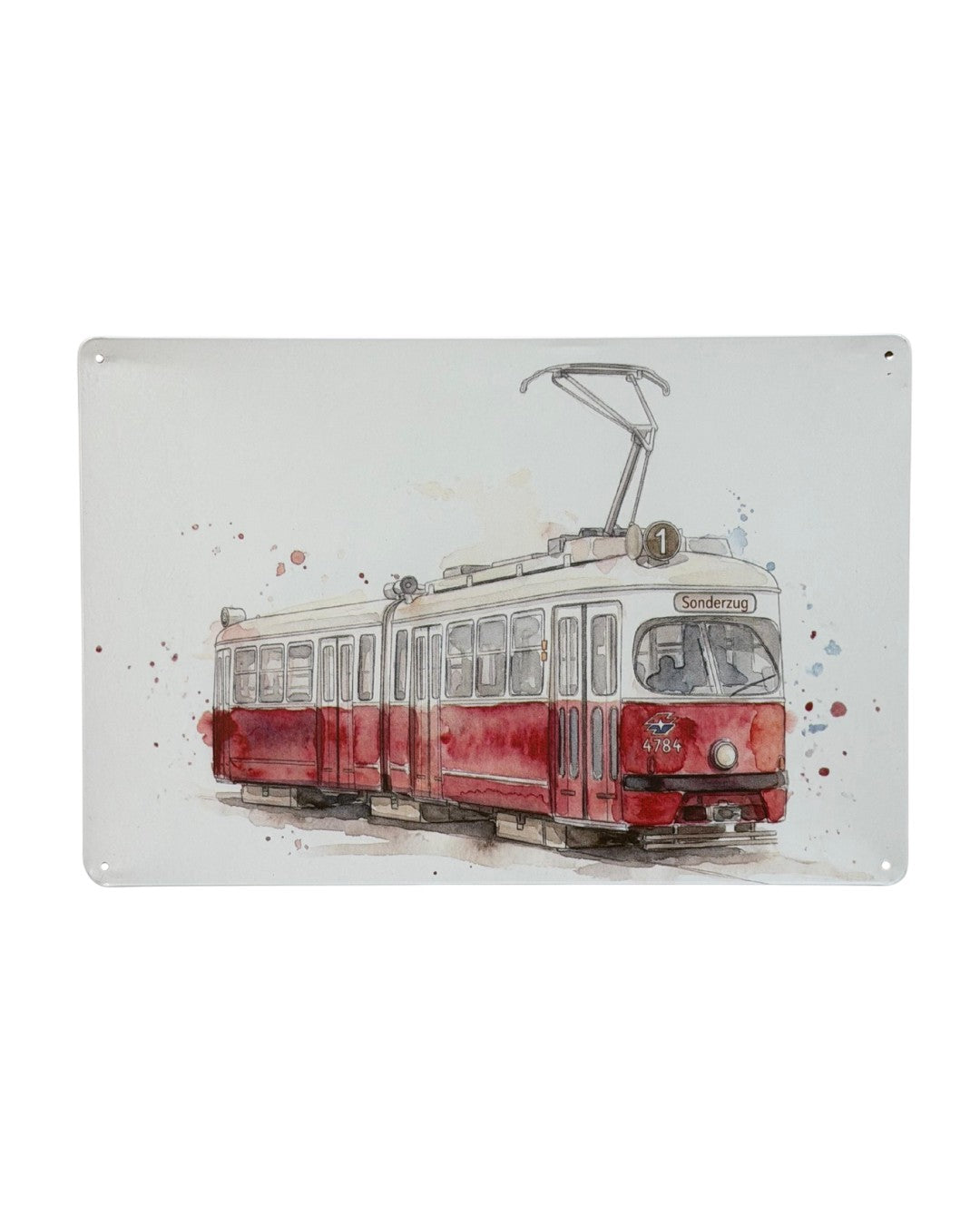 "E1" Blech-Tafel