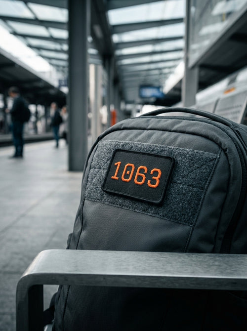 Embroidered Velcro Patch — lifestyle_backpack_station | Generated by Modelize
