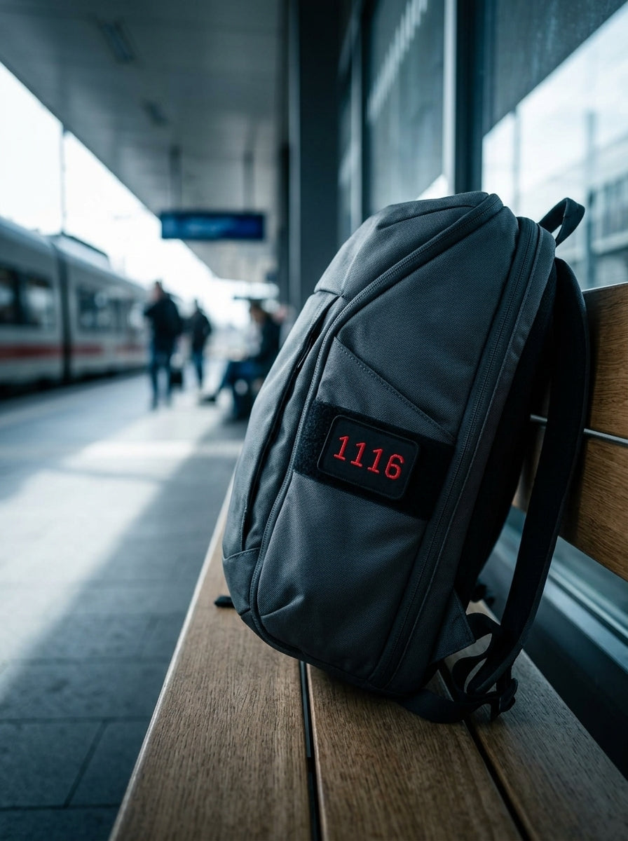 Embroidered Velcro Patch — lifestyle_backpack_station | Generated by Modelize