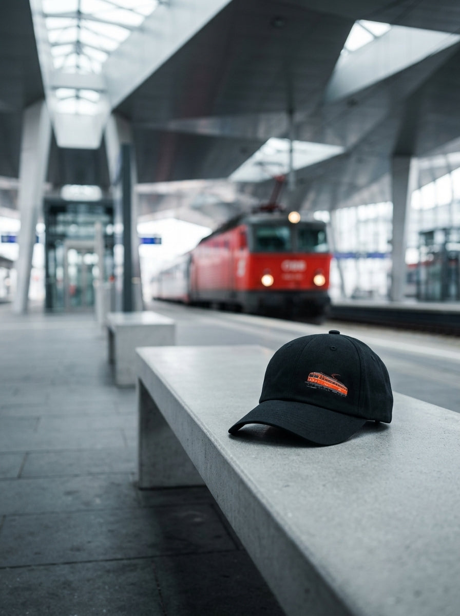 6-panel baseball cap — Modern Station Lifestyle | Generated by Modelize