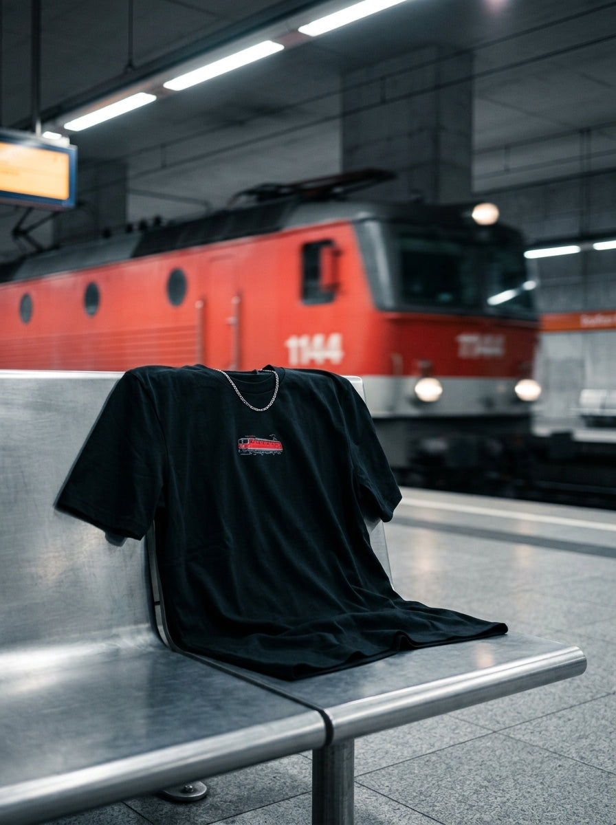 Classic crewneck t-shirt — Modern Station Lifestyle | Generated by Modelize