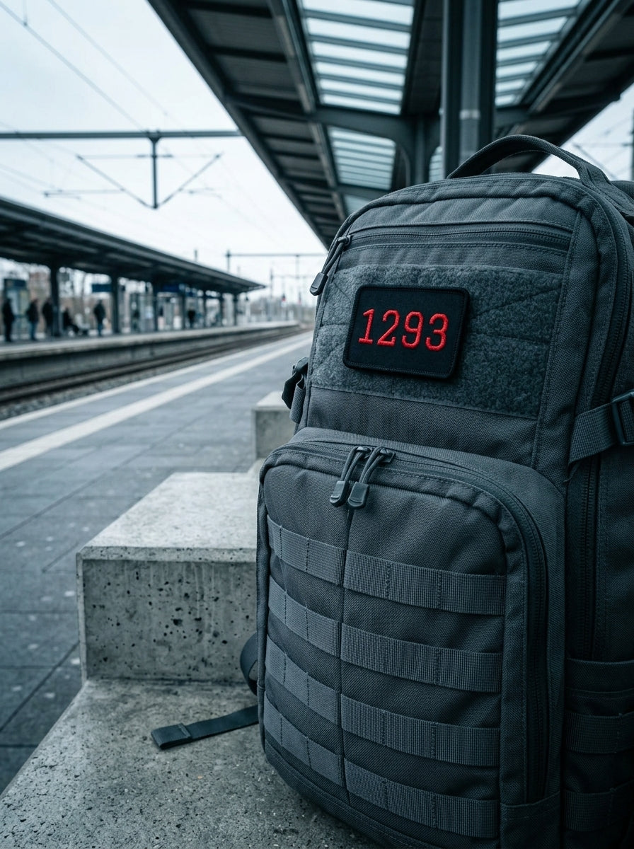 Embroidered Velcro Patch — lifestyle_backpack_station | Generated by Modelize