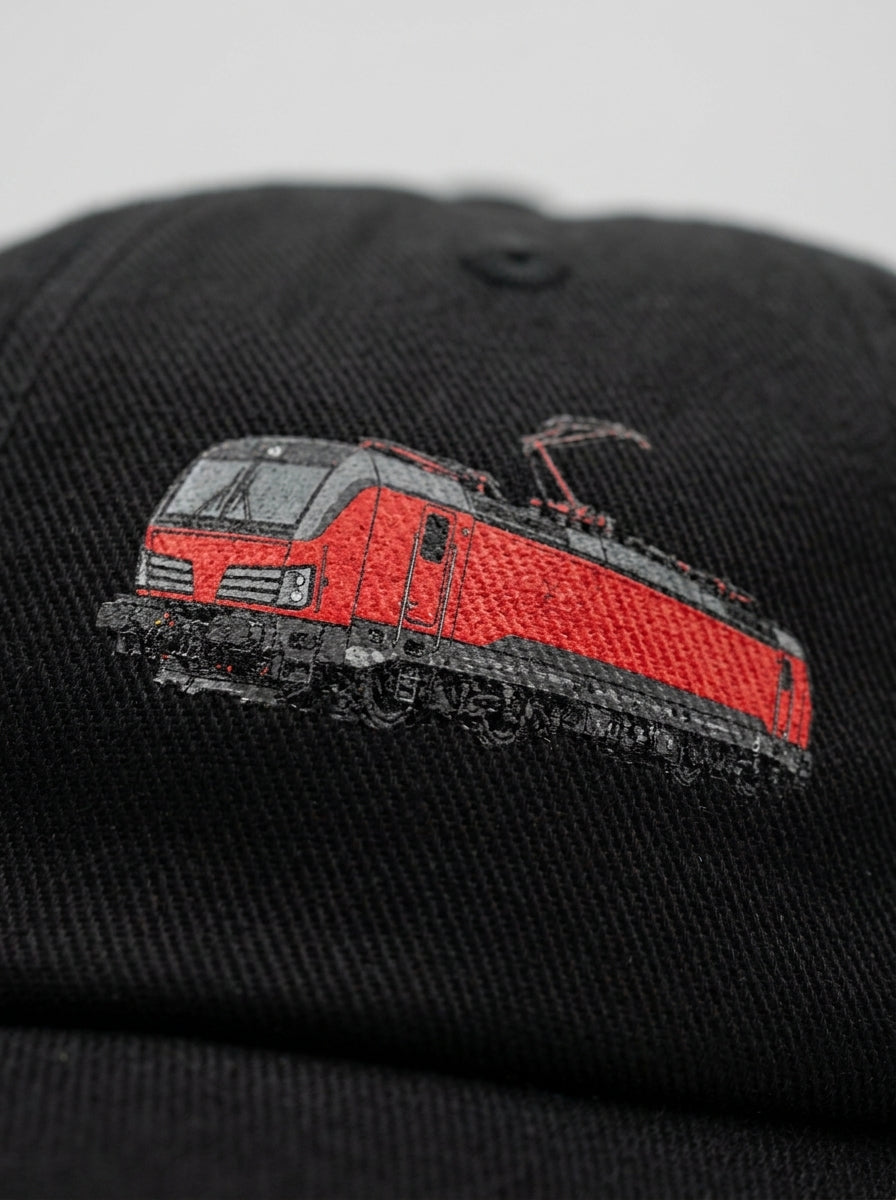 Baseball cap — Print Detail Close-up | Generated by Modelize