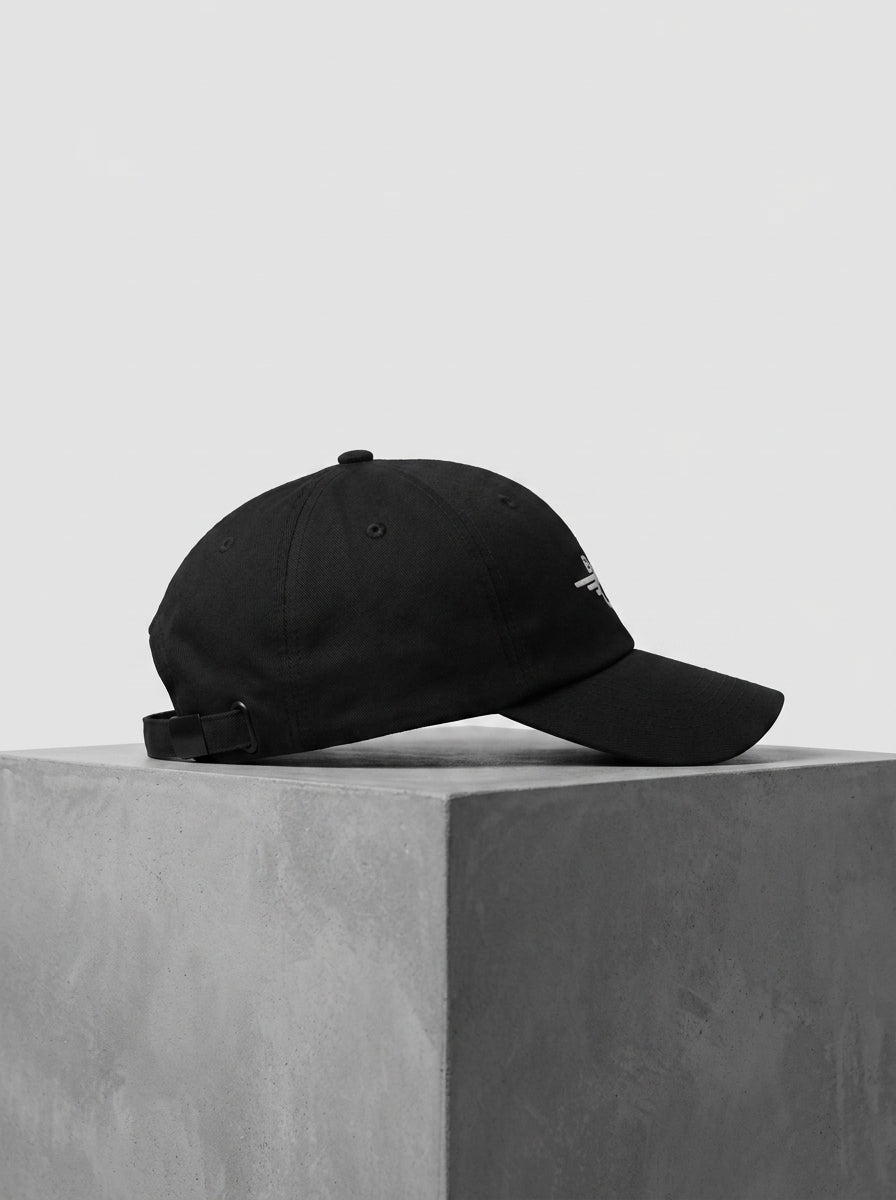 6-panel baseball cap — Profile Silhouette | Generated by Modelize