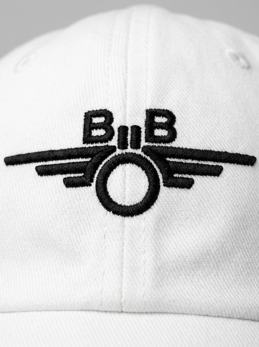 Signature Baseball Cap — Embroidery Close-up | Generated by Modelize