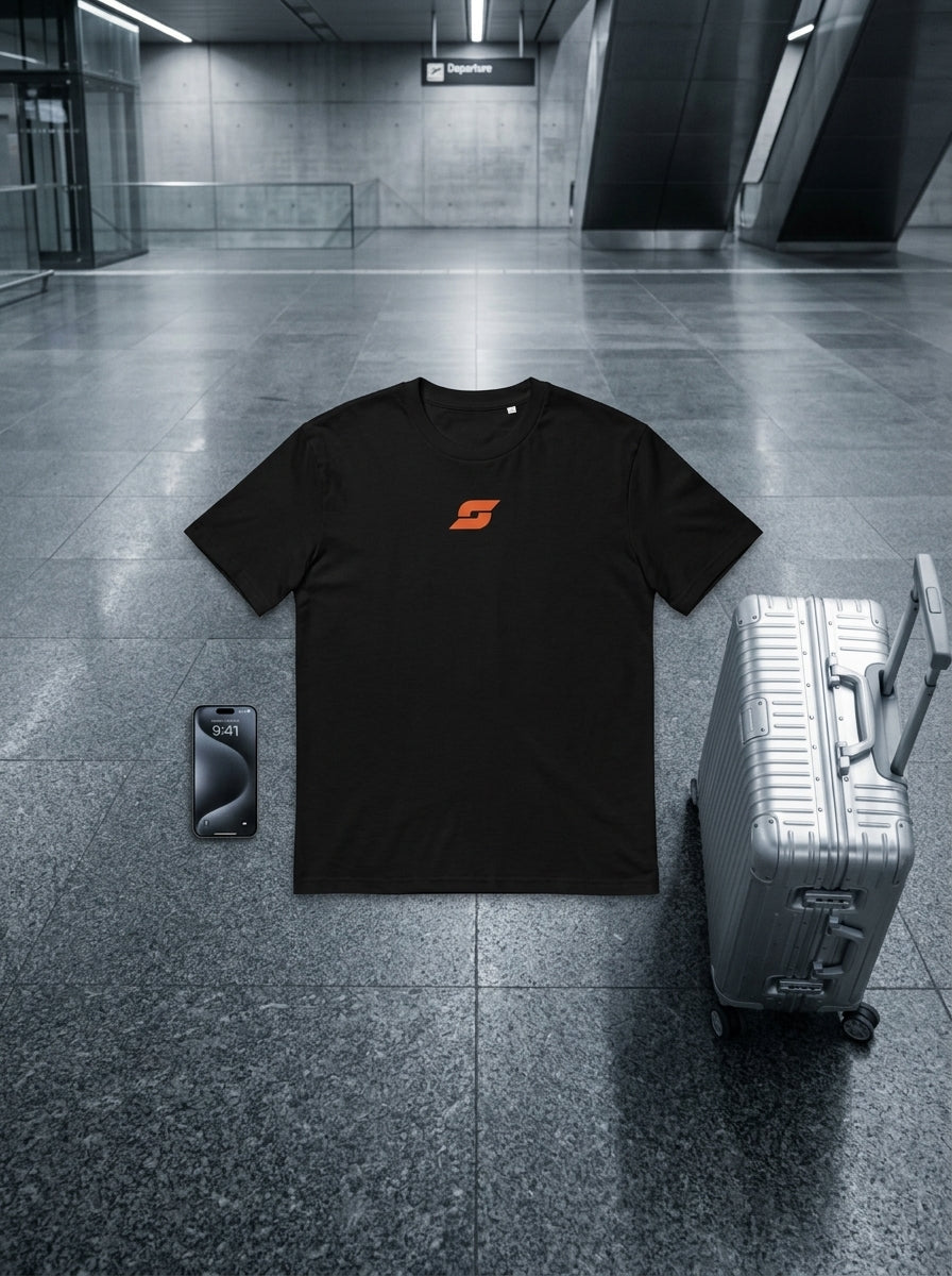 T-shirt — Commuter Flat Lay | Generated by Modelize